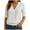 White, variant on cfhntfmh Blouses for Women Dressy Casual Long Sleeve Pleated V Neck Tops Business Work Shirts Trendy Clothes Fall Outfits for Women