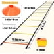 thumbnail image 3 of Escalera de agilidad - Escalera de entrenamiento de velocidad y equilibrio de agilidad para fútbol Baloncesto Boxeo Softbol Footwork Deportes Entrenamiento de agilidad, 20 pies 12 peldaños Namotu CZYD-ZH20, 3 of 6