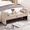 Oatmeal, variant on 60-inch Storage Bench, Suitable for Bedrooms, Living Rooms, Activity Rooms and Similar Spaces