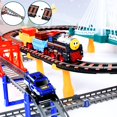 thumbnail image 4 of Toy Train Sets For Young Explorers, Electronic Musical Train With Intellectual Challenge, 140 Pieces Circuit Car Featuring Colorful Action Bricks, Expandable Train Sets For Children Ages 2-6, 4 of 5