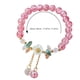 thumbnail image 3 of Pulsera de cristal de la flor de los cabritos con la joyería fina ajustable de cristal para las muchachas, 3 of 6