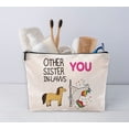 thumbnail image 4 of Bolsa de maquillaje Sufamb Funny Other Sister-in-Laws and You Linen, 4 of 4