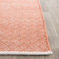 thumbnail image 3 of Safavieh Boston Collection BOS680C Handmade Orange Cotton Area Rug (6' x 9'), 3 of 8
