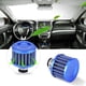thumbnail image 3 of BOROCO Universal 13 Mm Kit De Filtro De Entrada De Aire Frío Para Automóvil Cubierta De Ventilación Del Cárter Respiradero Filtro De Reemplazo De Alto Rendimiento Premium Redondo Cónico(azul), 3 of 5