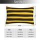 thumbnail image 2 of Balery Bee Stripe Funda de Cojín Estampada, Regalos para Mujeres, Regalos de Amor para Ella, Regalos para Novia o Esposa, Funda de Almohada-20"x30", 2 of 6