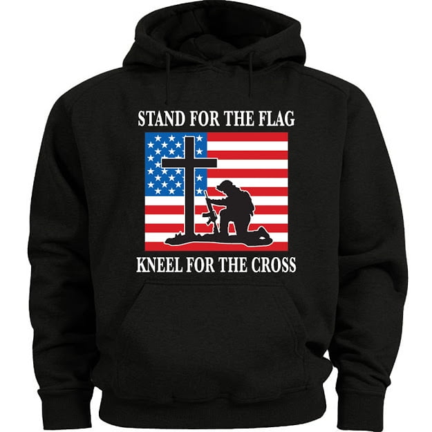 Mens Hoodies American Flag Sweatshirt - Walmart.com