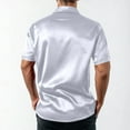 thumbnail image 6 of Men's Casual Short Sleeve Button-Down Shirt for Party and Daily Wear, 6 of 8