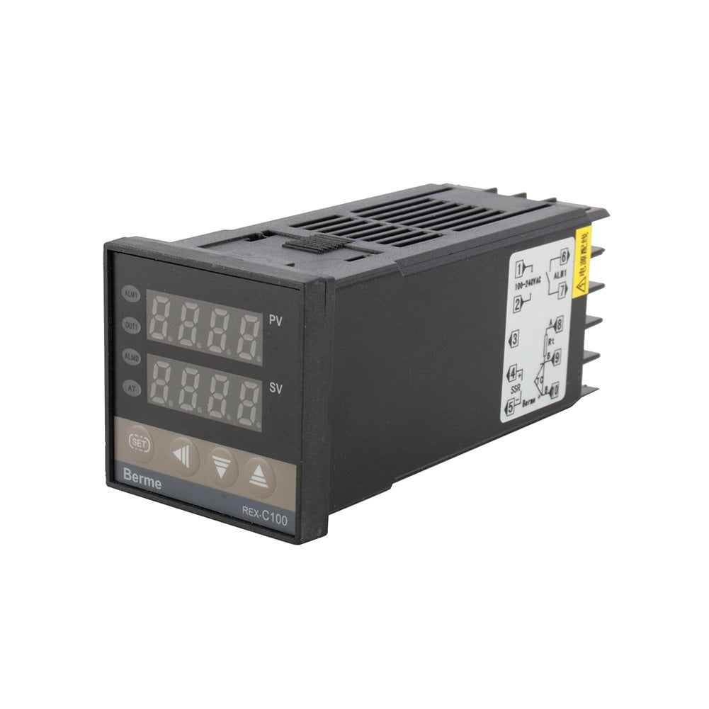 AC100-240V REX-C100 Temperature Controller & K Type 1M Thermocouple High Quality 