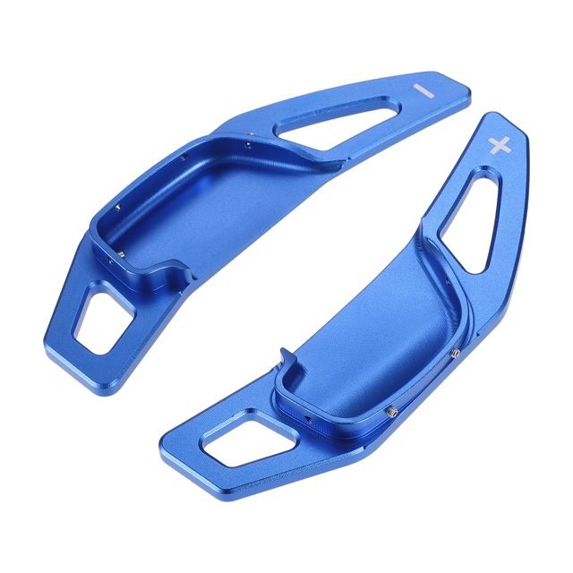 Extensión de palanca de cambios del volante para Toyota Reiz 2010-2013 aleación de aluminio azul (juego de 2)