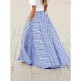thumbnail image 3 of Elegant Women's Skirt,High-Waisted, Wide-Sweep, Flowy A-Line Skirt, 3 of 8