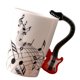thumbnail image 1 of Taza de cerámica Cateissary guitarra negra 10x7.5 cm, 1 of 6