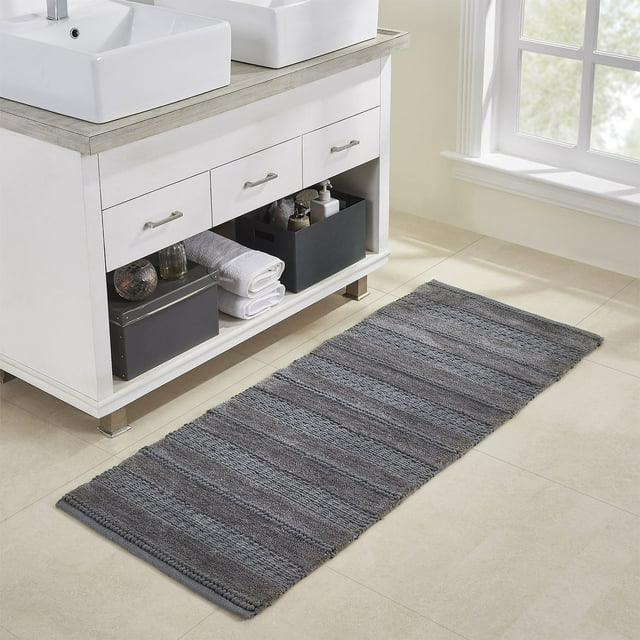 Tahari Home Asalia Micro Chenille Bath Runner, 24" x 60"