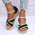 thumbnail image 5 of asdoklhq Clearance Women Shoes Under $10,Summer Ladies Shoes Casual Women's Sandals Roman Beach Sandals, 5 of 5