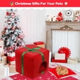thumbnail image 5 of Christmas Rabbit Bed Large Rabbit House and Hideouts Warm Bunny Hut Cave for Rabbit Bunny Guinea Pig Chinchilla, 5 of 5