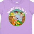thumbnail image 4 of Inktastic 1st Trip to Zoo Animals Boys or Girls Toddler T-Shirt, 4 of 5