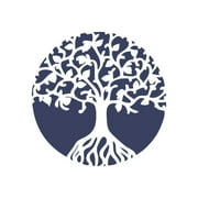 Tree Circle Vinyl Graphic - Medium - Dark Blue