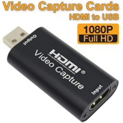 1080p USB2.0 HDMI Capture Card 1 Channel HDMI Video Capture Card Live Recording Box Audio Video Capture Card Portable USB HD Video Capture Card