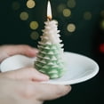 thumbnail image 5 of CEHVOM Christmas Tree Aromatic Candle Decoration Soybean Wax Creative Gift Box Decorative Christmas Candle Clearance, 5 of 5