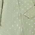 thumbnail image 4 of CAICJ98 Baby Cotton Footed Pajamas for Boys Zipper PJ Sleeper Snug Fit Sleepwear Newborn Girl Outfits (Green,0-3 Months), 4 of 4
