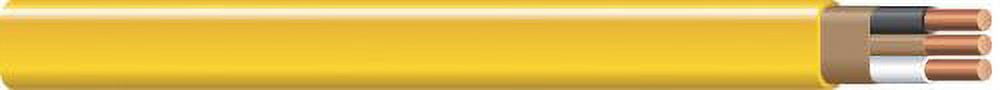 Southwire 28828222 12/2 50' with Ground Romex Brand SIMpull Residential Indoor Electrical Wire Type NM-B Yellow