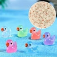 thumbnail image 4 of Mini Luminous Resin Duck Figurines | Glow in the Dark Small Rubber Duck Ornaments for DIY Crafting | 50-Pack | 1.7x1.4cm | Party Decor | Fairy Garden Accessories, 4 of 9