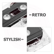 Masteelf 4-Pack 60-Minute Blank Audio Cassette Tapes for Recording, Teaching, Retro Parties, Voice Messages, Music Playback