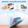 thumbnail image 3 of 2-Pack Toy Storage Bag Large Clear PVC Zipper Pouch,Heavy Duty Waterproof Reusable Container with Handle,Stackable for Puzzle Book Board Game Blocks Black, 3 of 3