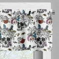 thumbnail image 5 of Ambesonne Gothic Valance & Curtain, Day of the Dead Skulls, 55"x36", Multicolor, 5 of 6