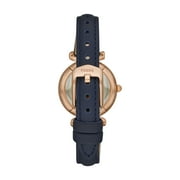 Fossil Womens Carlie Mini Three-Hand, Rose Gold-Tone Stainless Steel Watch