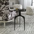thumbnail image 4 of Uttermost Kenna Contemporary Aluminum Accent Table in Antique Bronze, 4 of 5