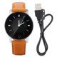 thumbnail image 1 of Hombres Mujeres Pulsera inteligente Presión arterial Monitor de ritmo cardíaco IP67 Reloj deportivo impermeable (marrón), 1 of 8