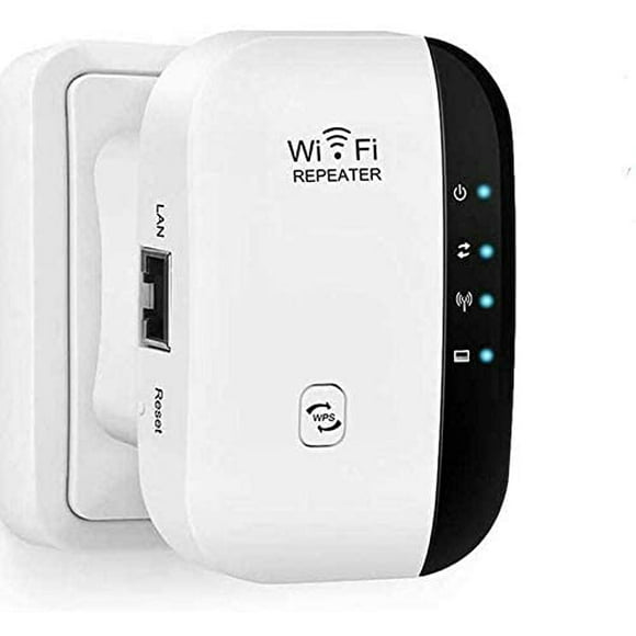 Prolongateur de Portée WiFi, Amplificateur de Signal WiFi jusqu'à 300 Mbps, répéteur wifi sans fil 2,4 G avec Port Ethernet Intégré, Mode Ap / Repeater et Fonction WPS, Facile à Installer