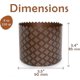 thumbnail image 2 of Brown Panettone molds 25 pieces, 2 of 5