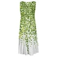 thumbnail image 5 of Birdeem Robe Décontractée d'Été Sans Manches Imprimée pour Femmes, Mode Fête Plage Ample, 5 of 5