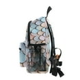 thumbnail image 4 of FORMRS School Backpack with Front Zippered Pocket 12" Student Travel Daypack, Blue Shimmering Pattern, 4 of 6