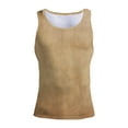 thumbnail image 5 of Sngxgn Mens Sleeveless Tank Tops Workout Cut Off Shirts Gym T Shirts(Khaki,XXXXXL), 5 of 5