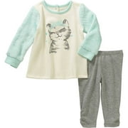 Healthtex Newborn Baby Girl Kitten Fleec