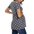 thumbnail image 5 of DYMADE Women Polka Dot Print Maternity Loose Blouse Top, 5 of 6