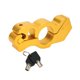 thumbnail image 2 of Bloqueo de manillar de motocicleta, bloqueo de bocina protectora de aluminio para seguridad de frenado, amarillo Jadeshay A, 2 of 8