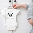 thumbnail image 5 of US Air Force Military Wings Symbol Romper Boys or Girls Infant Baby Brisco Brands 6M, 5 of 6