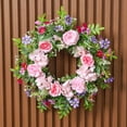 thumbnail image 3 of KRQAP Front Door Fragrant Flowers Leaves and Money Plants Outdoor Flower Garlands Flowers Porch Decoration, 3 of 5