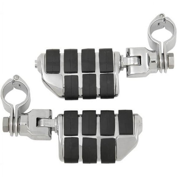 Kuryakyn ISO Pegs with Mounts and 1-1/4" Magnum Quick Clamps Chrome 1-1/4" 7992