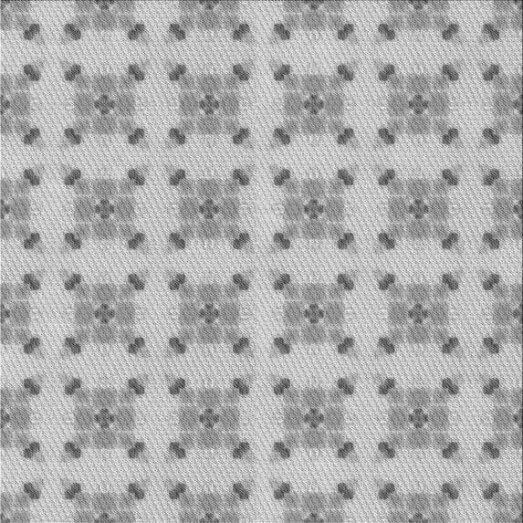 Ahgly Company Indoor Square Patterned Gray Goose Gray Area Rugs, 6' Square