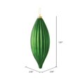 thumbnail image 3 of Vickerman M183224S 8 in. Emerald Shiny Line Finial Ornament  4 per Bag, 3 of 3