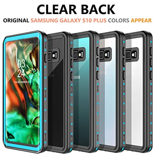 GOLDJU Samsung Galaxy S10 Plus Waterproof Case,S10 Plus Case Built