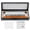 Orange, variant on Blues Harmonica 10-Hole Mouthorgan Eb Key ABS Resin Comb Beginner Gift Professional, Black