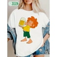 thumbnail image 6 of Pumuckl trinkt Bier T-Shirt Women Men T Shirt, 180g, 6 of 15