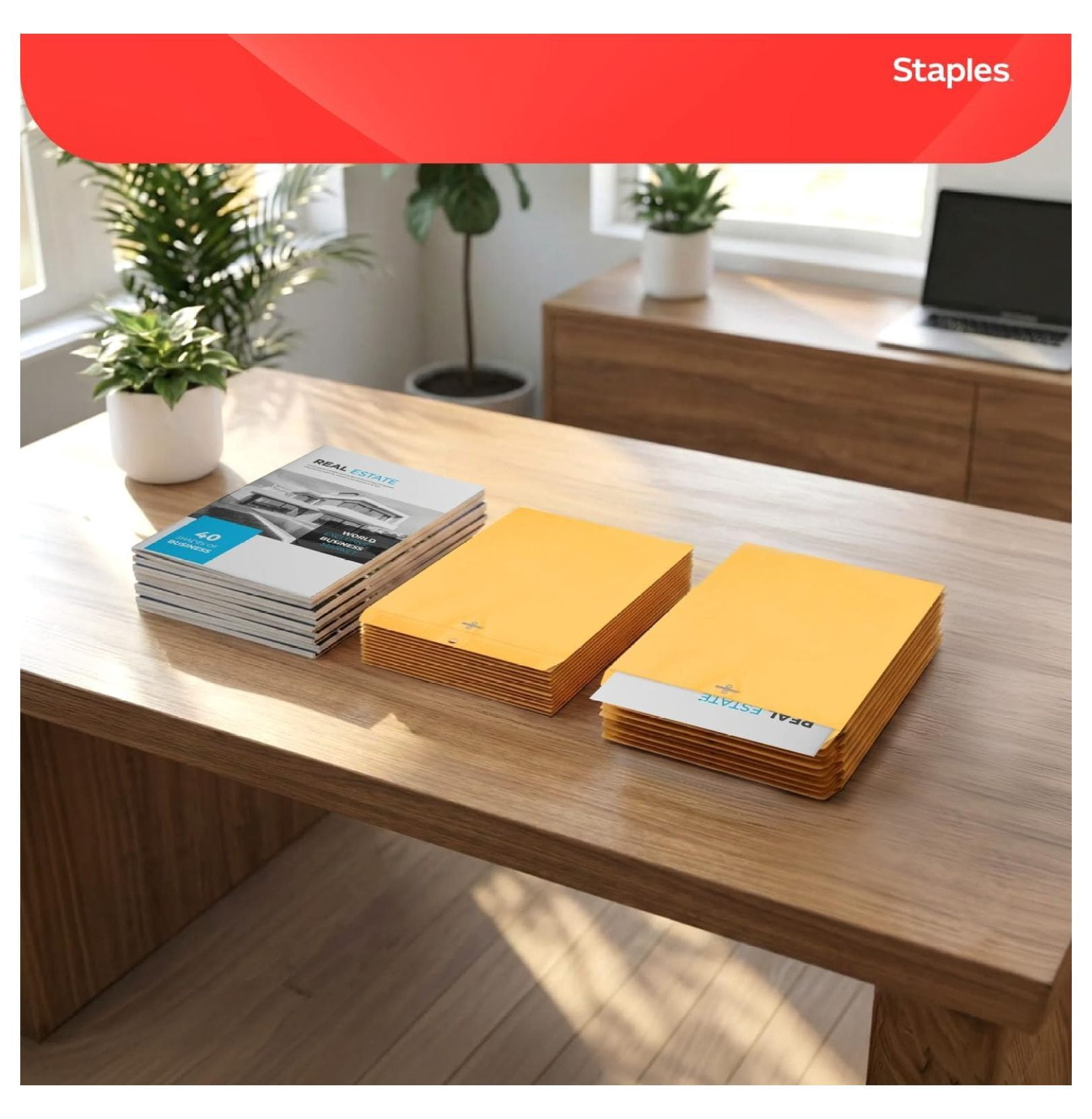 9 x 12 Clasp Envelopes, Brown Manila, Reinforced Metal Clasp & Gummed Seal, Heavy‑Duty Mailing Envelopes, 250/Pack