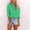 Green, variant on Ladies Shirts Summer Top for Women Clothing Apparel Tops for Women Casual Button-Front Solid Long Shirt Blouse with Loose Fit and Versatile Styling Pink XL