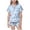 Sky Blue, variant on Big Girls Outfit Sets 2 Piece Short Sleeve Top Bow Shorts Age 3 13 Girls Spring Clothes,Purple,Size 12 -13 Years